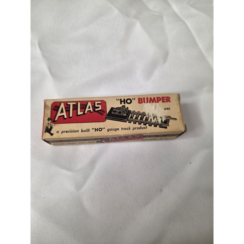 Atlas HO Bumper for Snap Track- Vintage in‎ Original Box